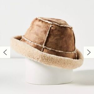 Anthropologie Wyeth Sherpa-Lined Bucket Hat